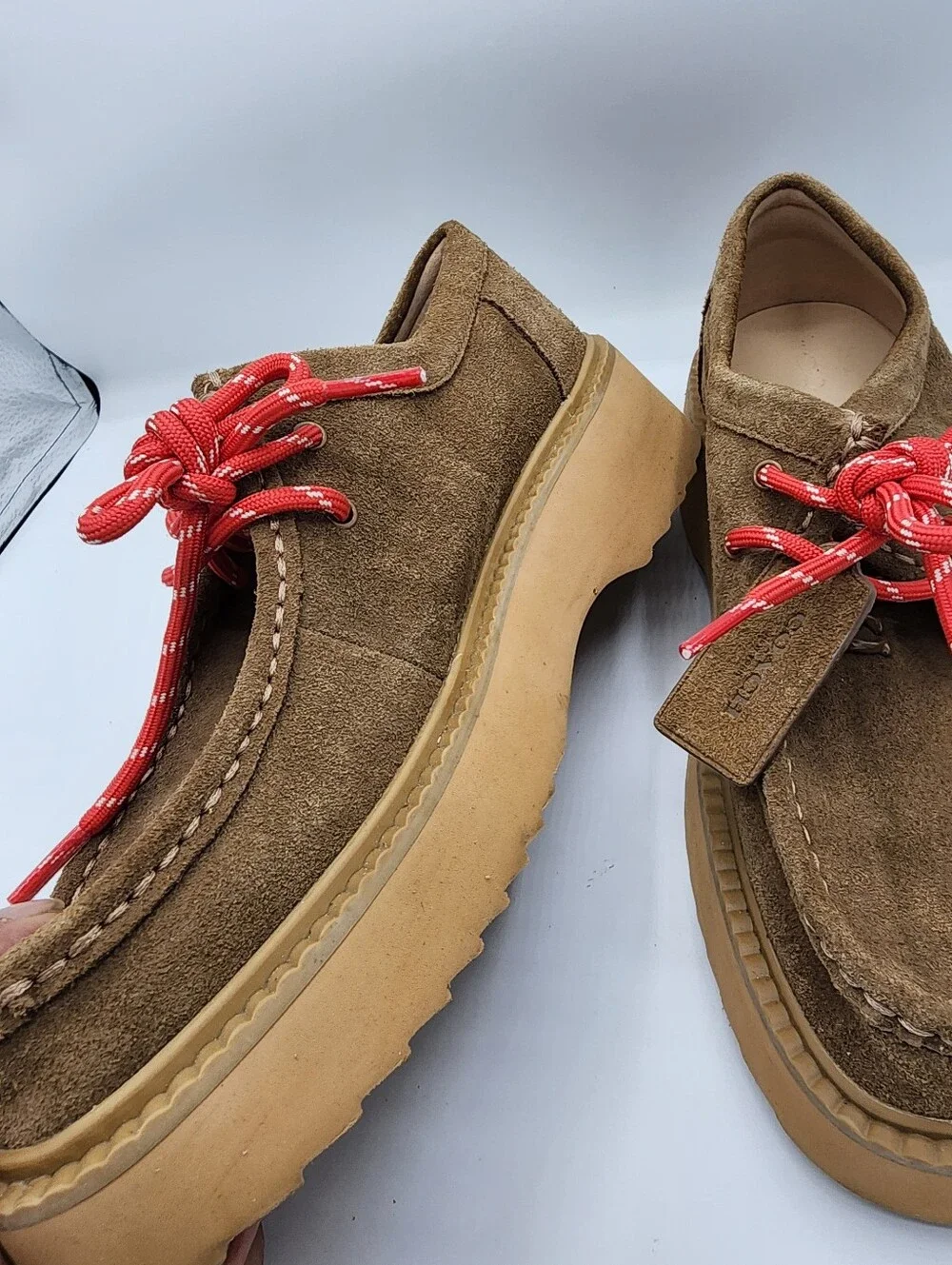 Coach suede loafers